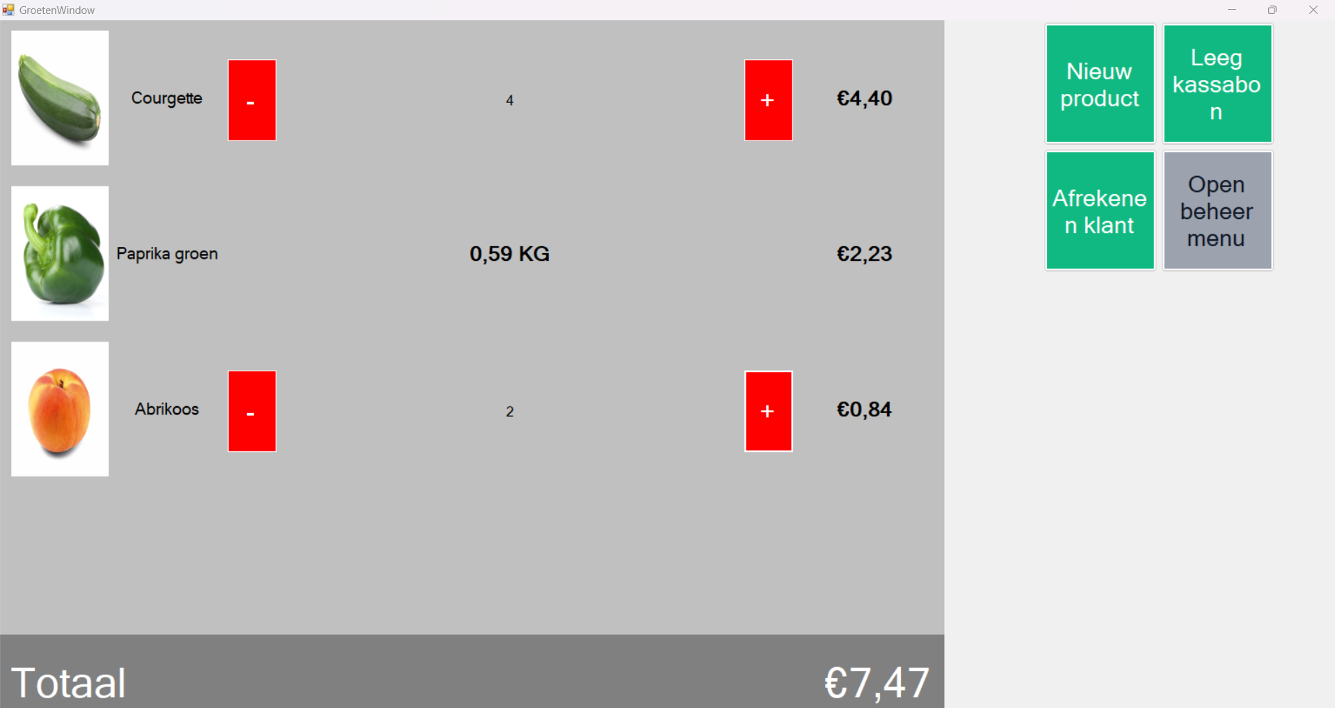 Preview van Groenteboer App